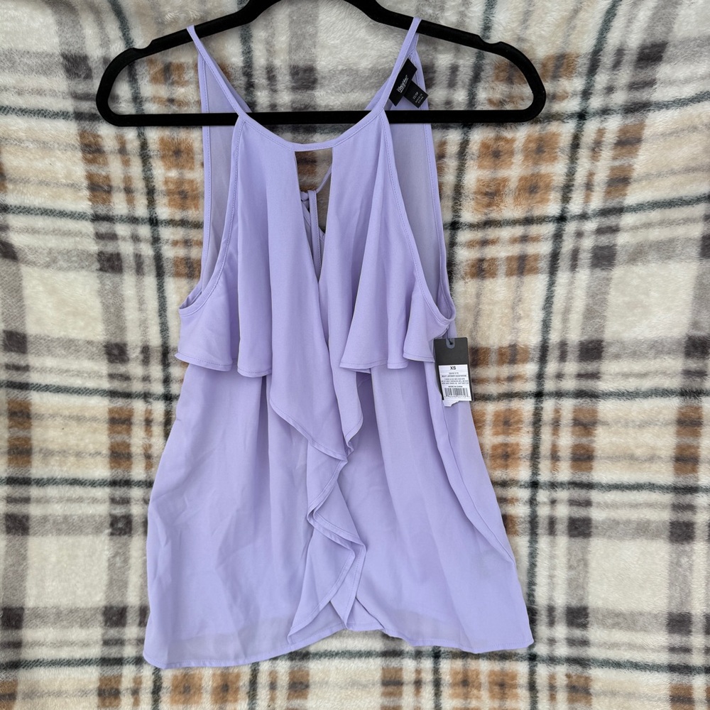 Mossimo Supply Co. Light Purple Ruffle Camisole #145